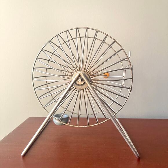 Mid Century Vintage Wire Bindo Cage with Bakelite Handle - Picture 9 of 10